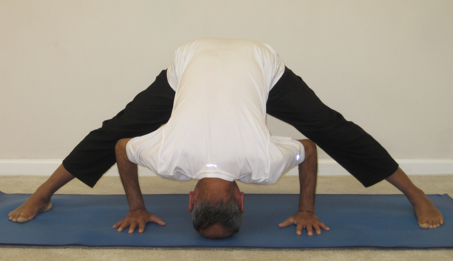 Wide-Legged Standing Forward Bend: How to Practice Prasarita