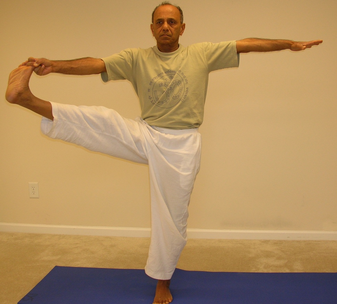 Hasta-padasana (standing hand-to-foot pose) with video